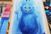 如何画出蓝色朋友，从构图到色彩的完整指南