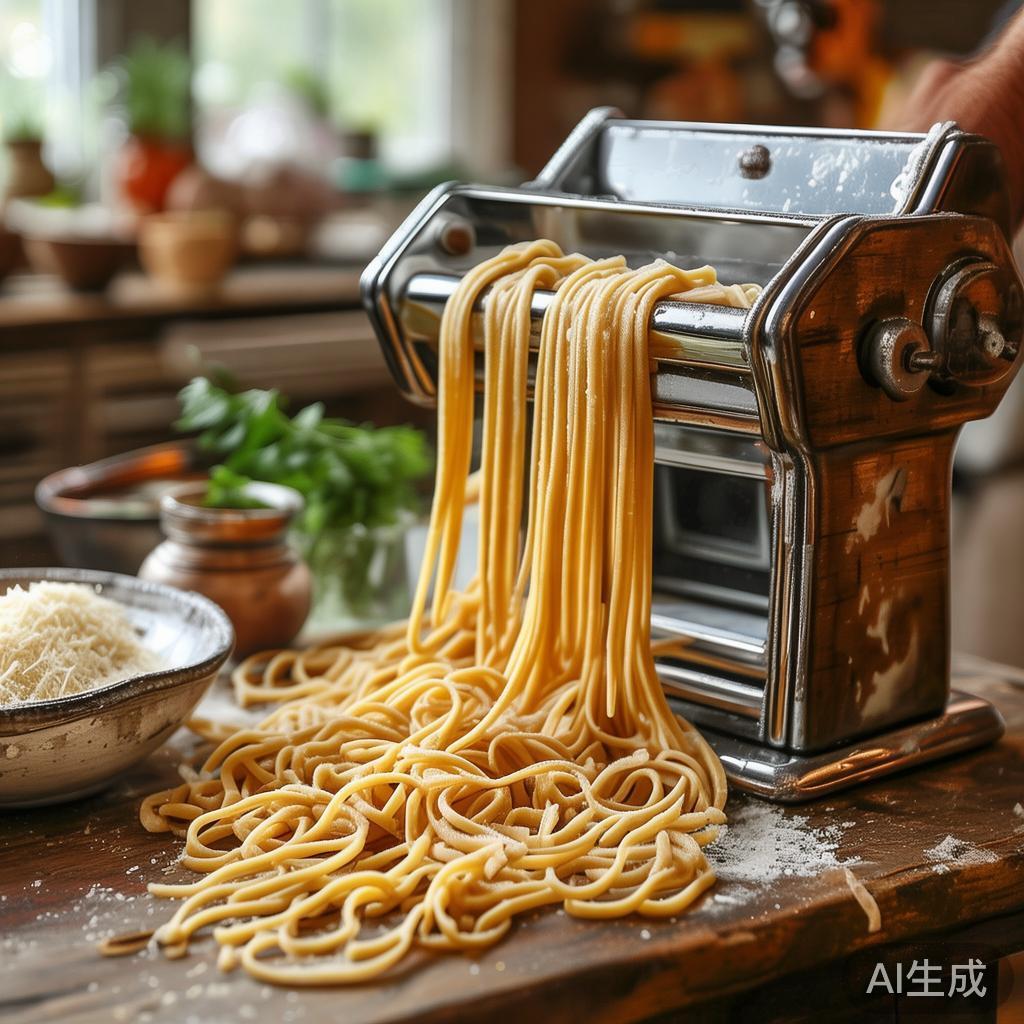 家庭自制香软挂面，简单步骤成就舌尖上的美味