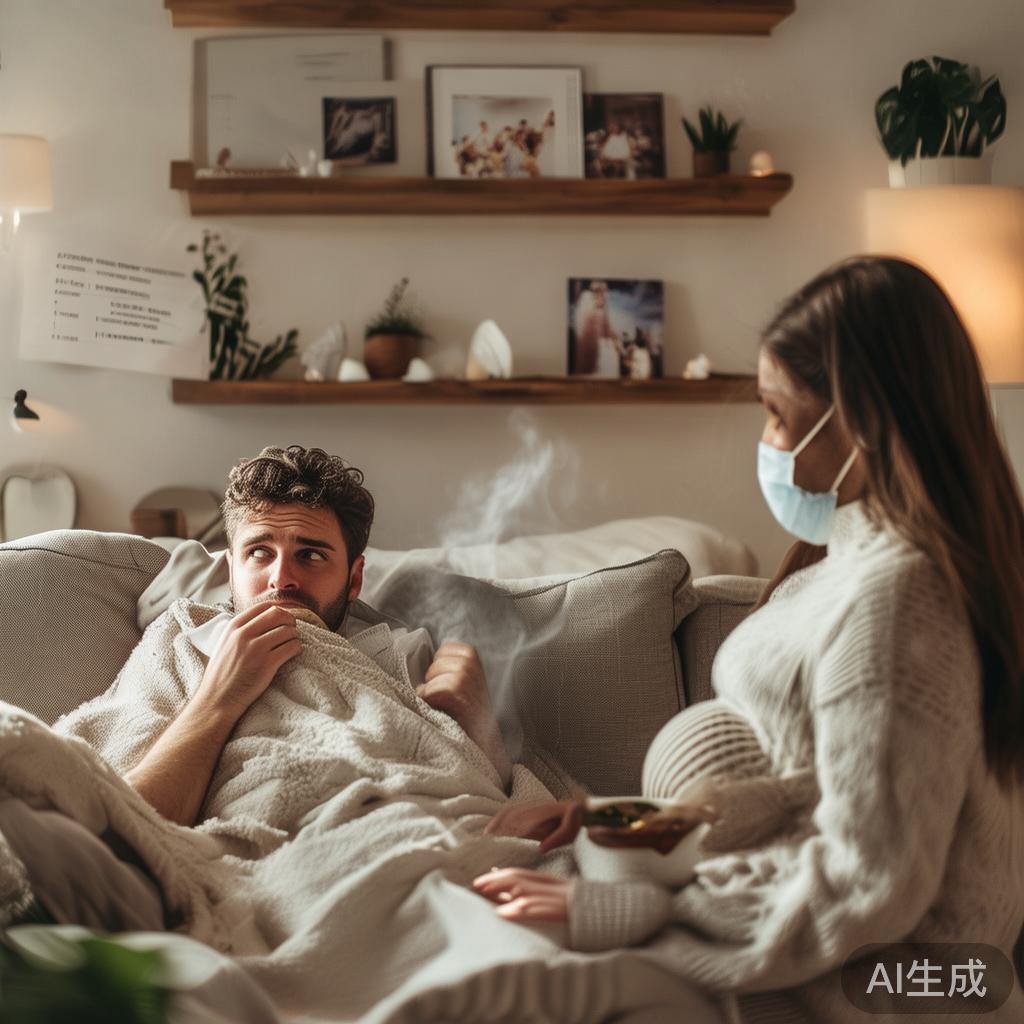 老公感冒了，孕妇如何科学避免被传染？关键防护指南