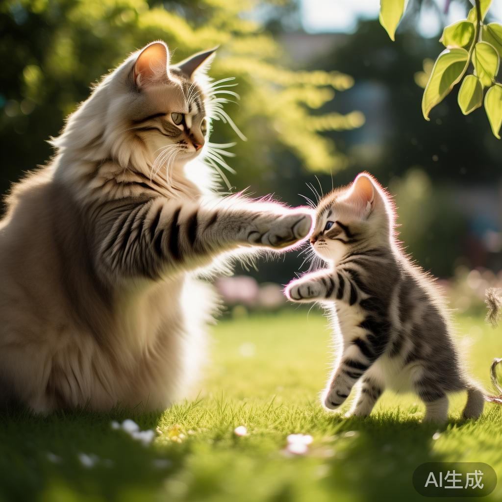 大猫如何避免咬伤小猫，全面指南
