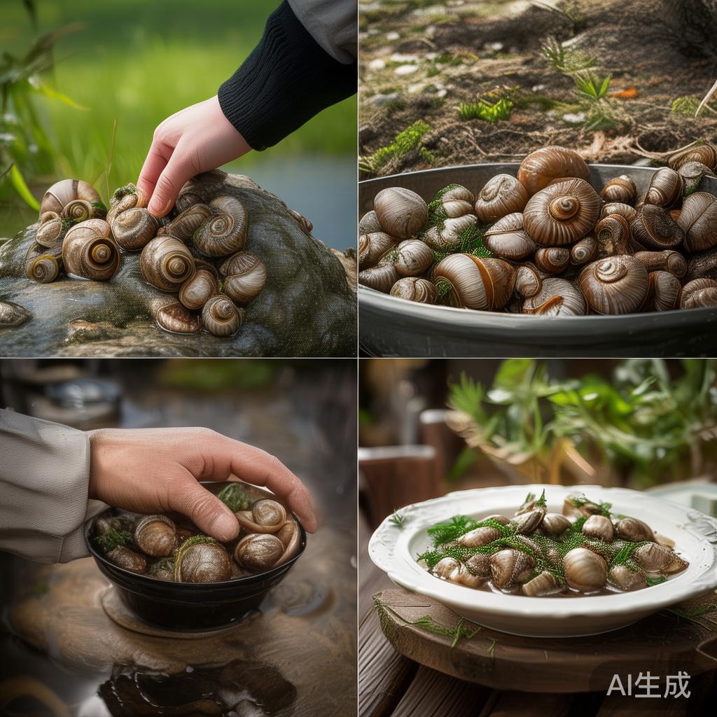 蜗牛怎么洗才能吃？从野外到餐桌的处理指南