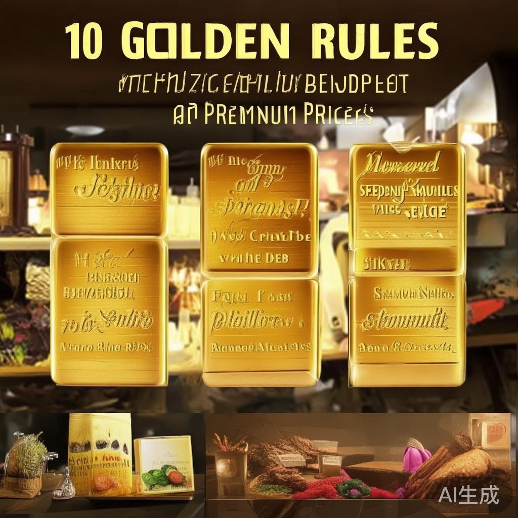 10个黄金法则,如何让你的产品或服务卖出高价,实现价值最大化 10个黄金法则,如何让你的产品或服务卖出高价,实现价值最大化