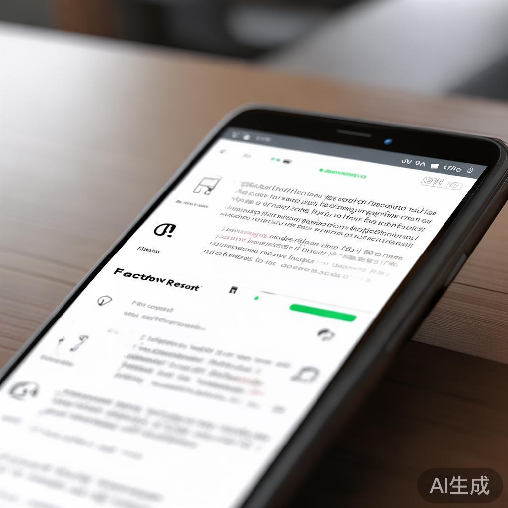 小米手机如何强制恢复出厂设置？