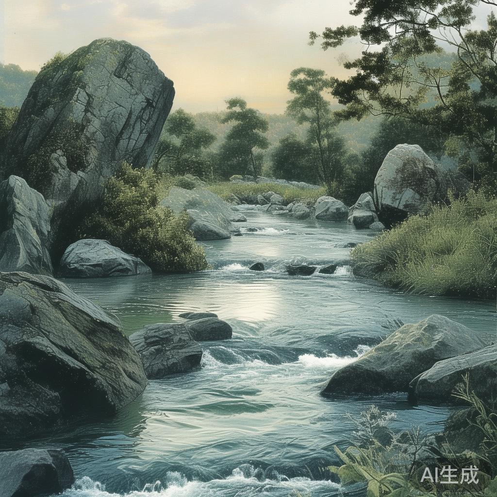 河流的智慧,避开障碍的永恒之道 河流的智慧,避开障碍的永恒之道