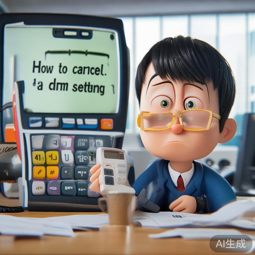 计算器怎么取消闹钟设置？