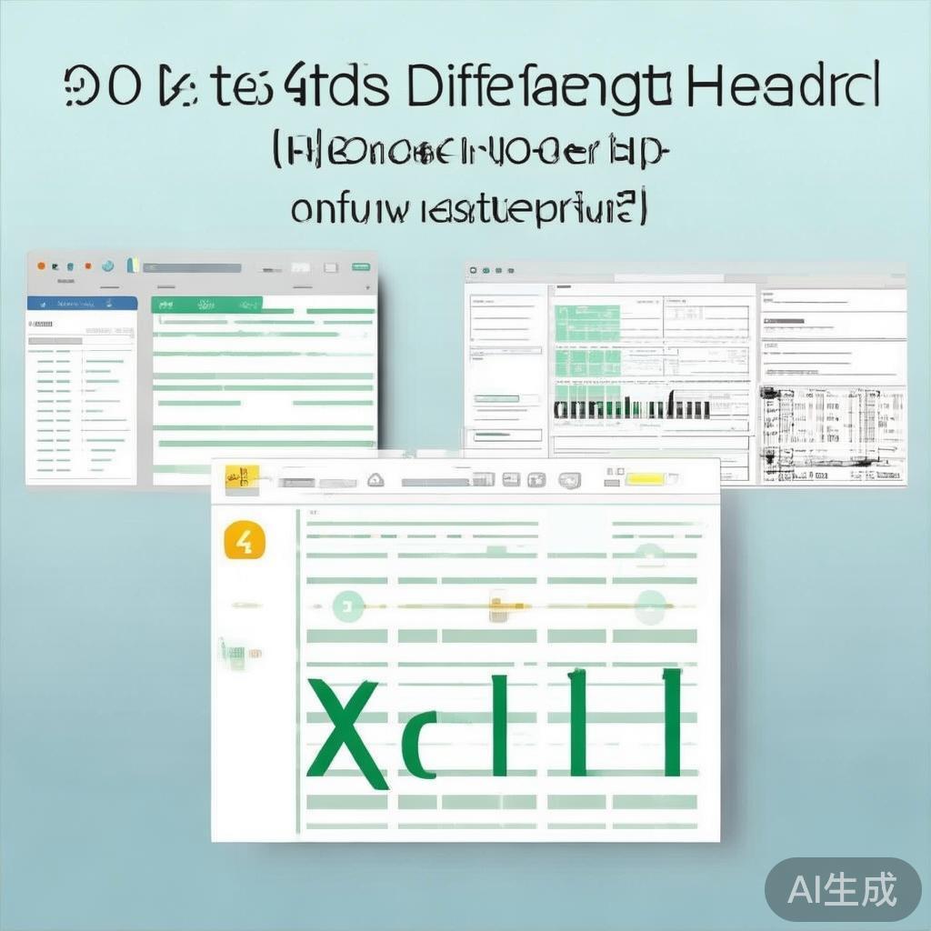 Excel不同页眉设置方法解析