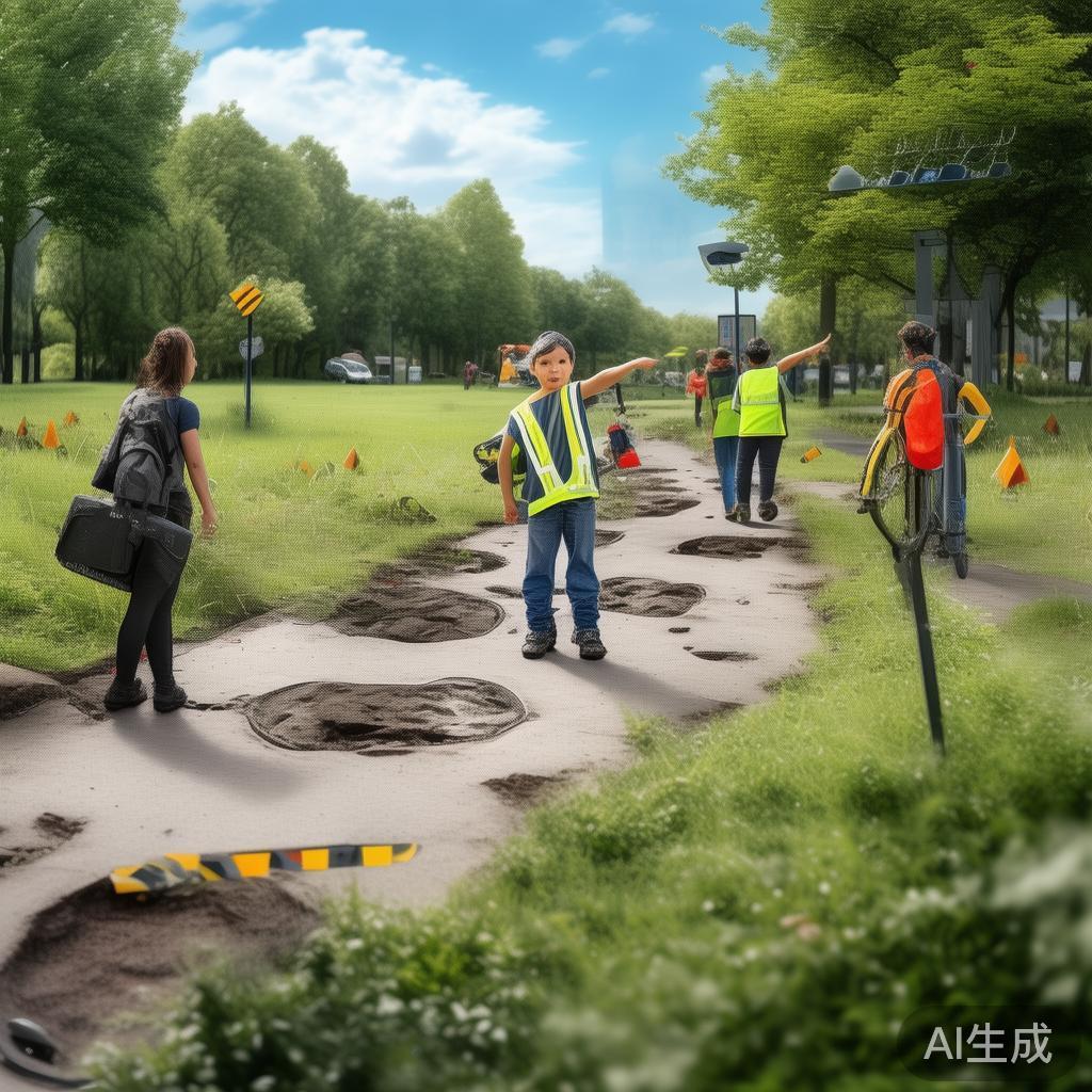避开路上的坑道，行路安全全攻略